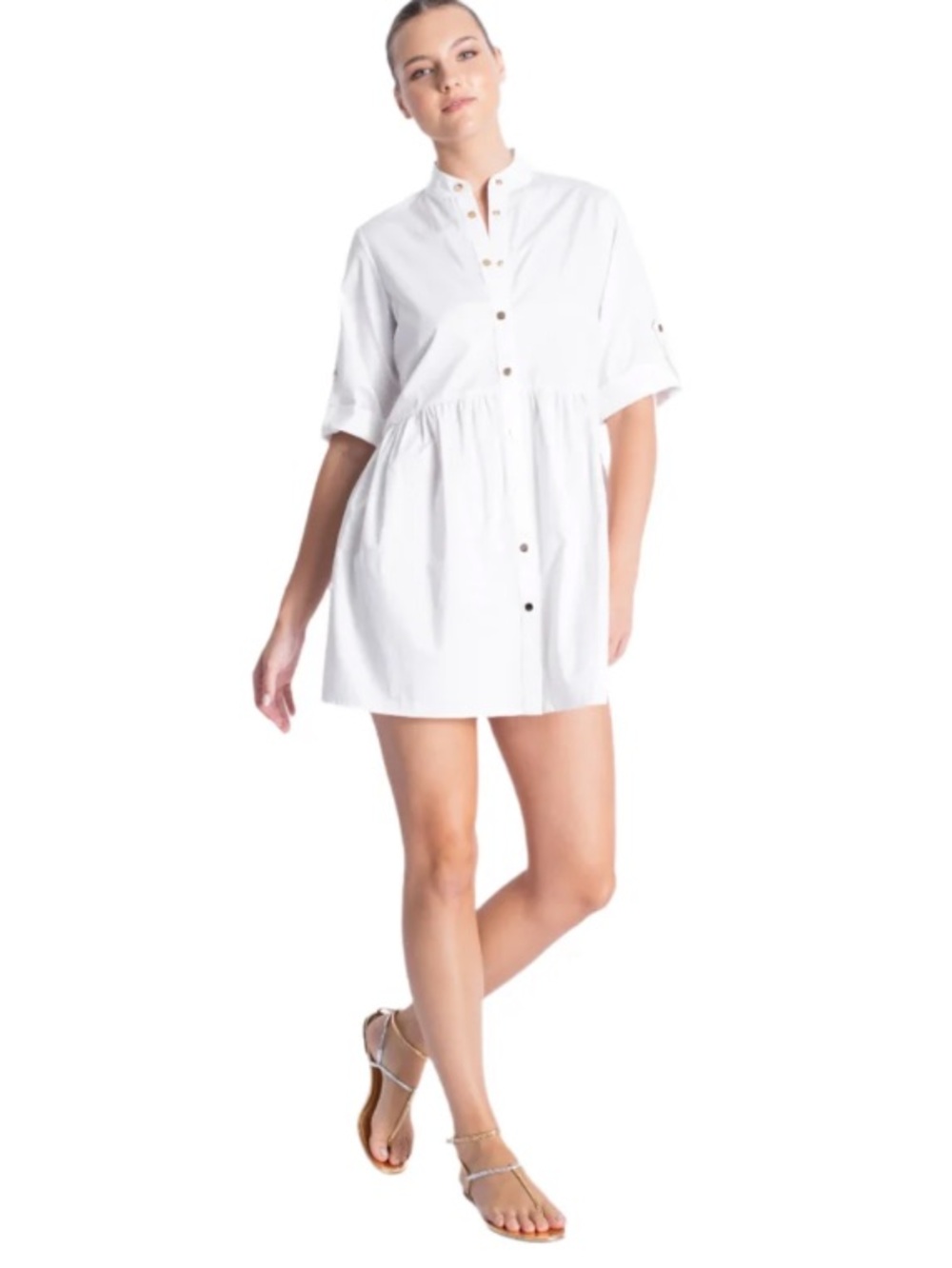 Eden Solid Mini Dress